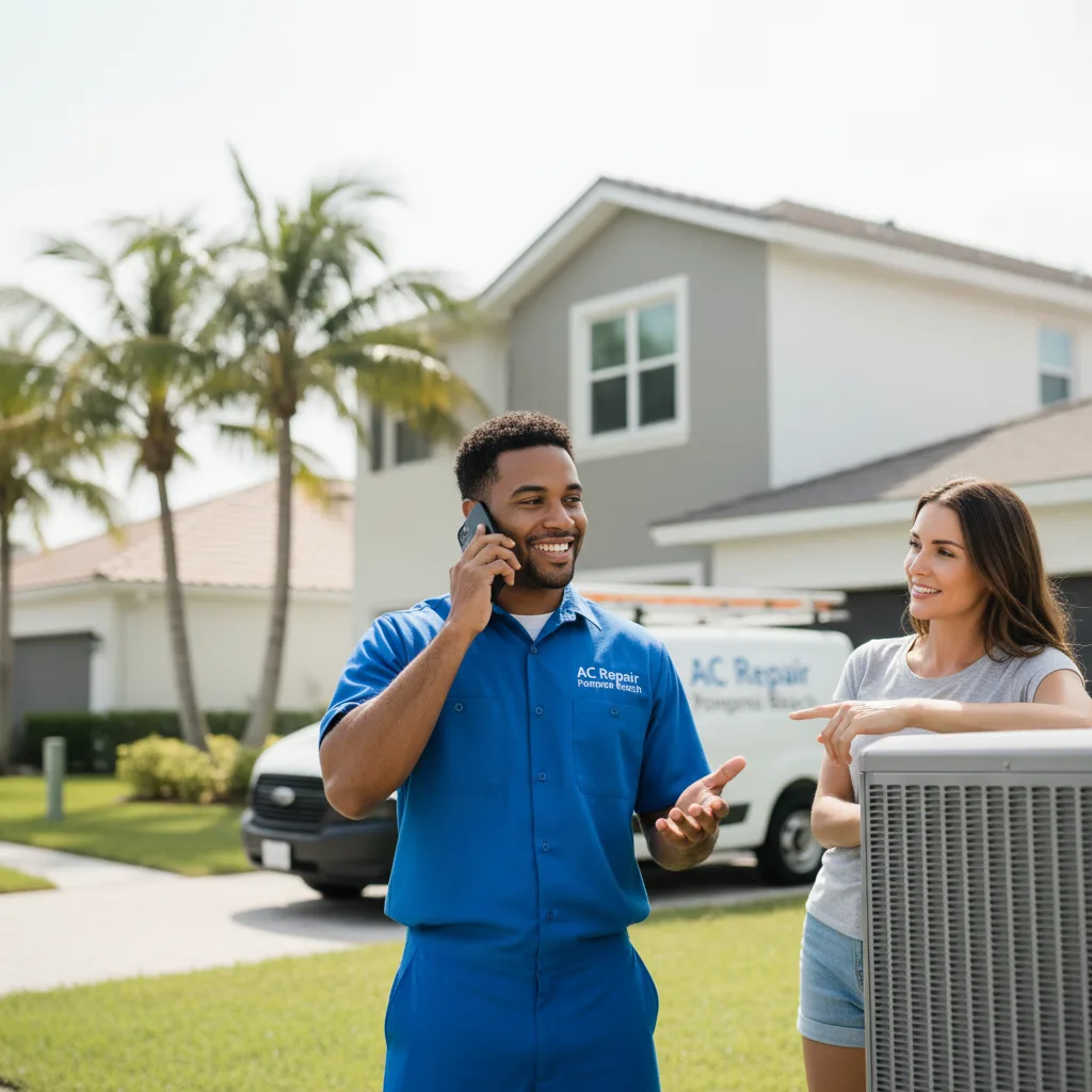 AC Repair Pompano Beach customer support in Fox Island